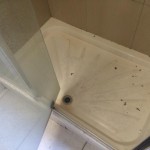 The bathroom's condition before the End of Tenancy cleaning project by Sunny Clean in Hackney E8 3SH London